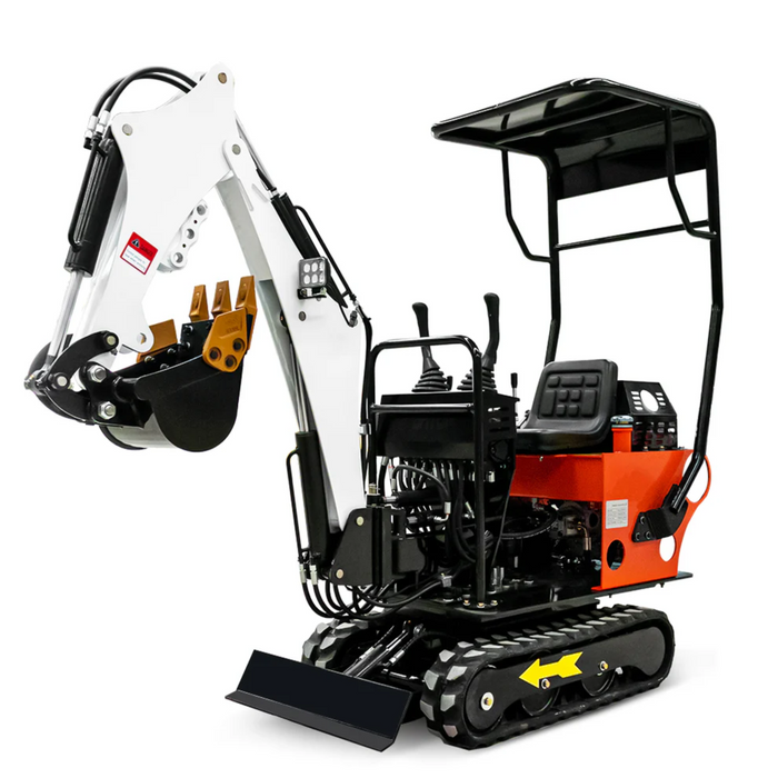 MS08 13.5 HP,0.8-ton Mini Compact Excavator, Gasoline, With Thumb Clip | MMS