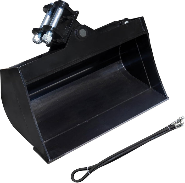 MMS Hydraulic Tilting Bucket 600/800/1000mm Attachment for Mini Excavator Digger | MMS