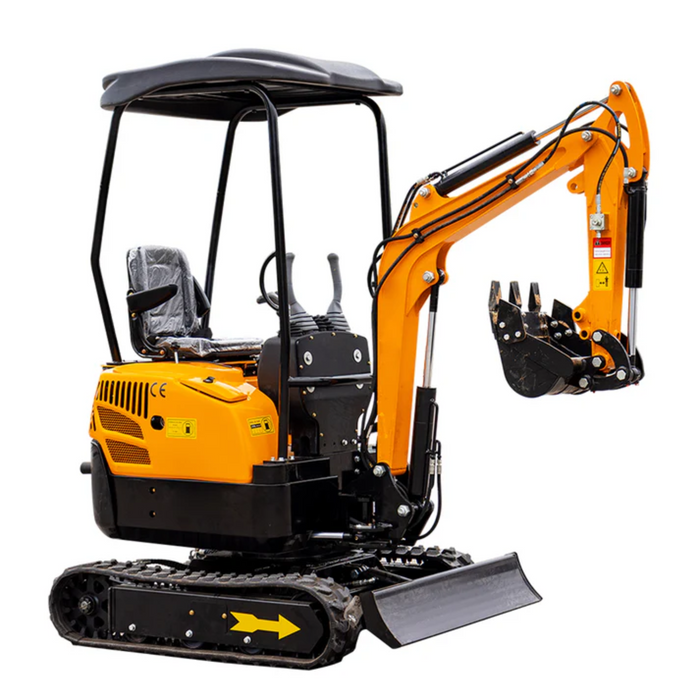 MS13 13.5 HP,1.3 tons Rato Engine Mini Compact Excavator, Gasoline, With Thumb Clip | MMS