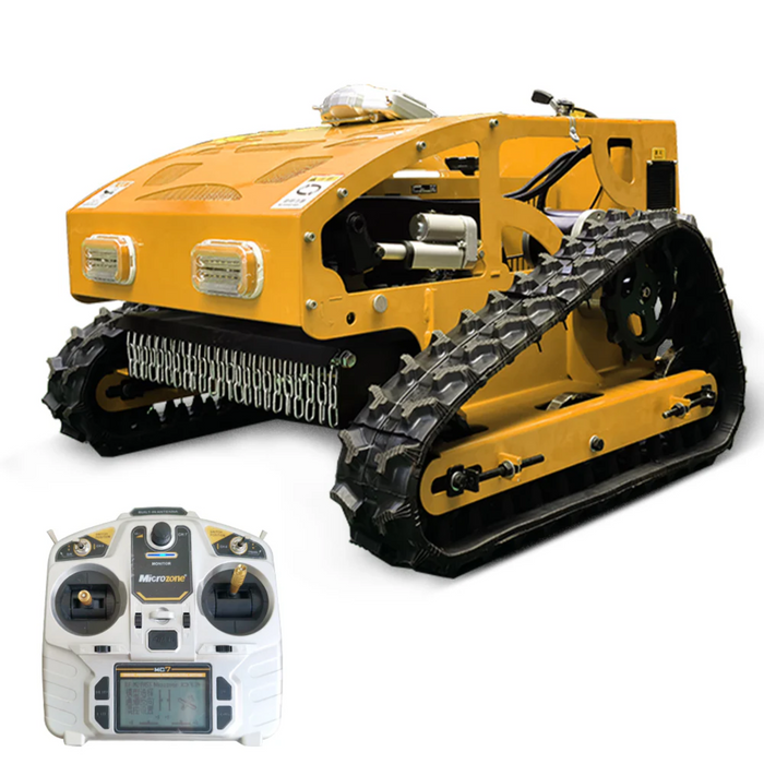 MS550B ,21" Remote Control Tracked Lawn Mower Cutting Height Adjustable 45°Slope Climbing,Gasoline | MMS