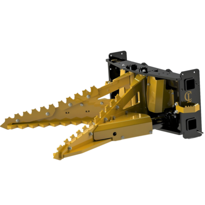 DOMINATOR® Tree Puller Multi purpose Tree Puller Tool AR400 Steel Jaws 60" Opening Easily Grasps Large Objects, Dig, Saw, Rip and Pull. | CL Fabrication