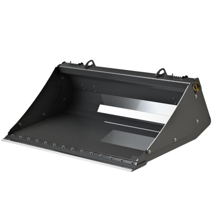 Solid Buckets for Skid Steers and Compact Track Loaders. Tooth Edge or Bolt on Replaceable Smooth Edge | CL Fabrication