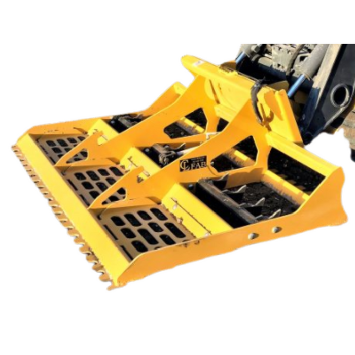 Land Leveler for Skid Steer and Compact Track Loader Avaiable in 60"/72"/84"/93". Multipurpose Leveler, Grades, Levels, Cuts and Prepares work sites.| CL Fabrication