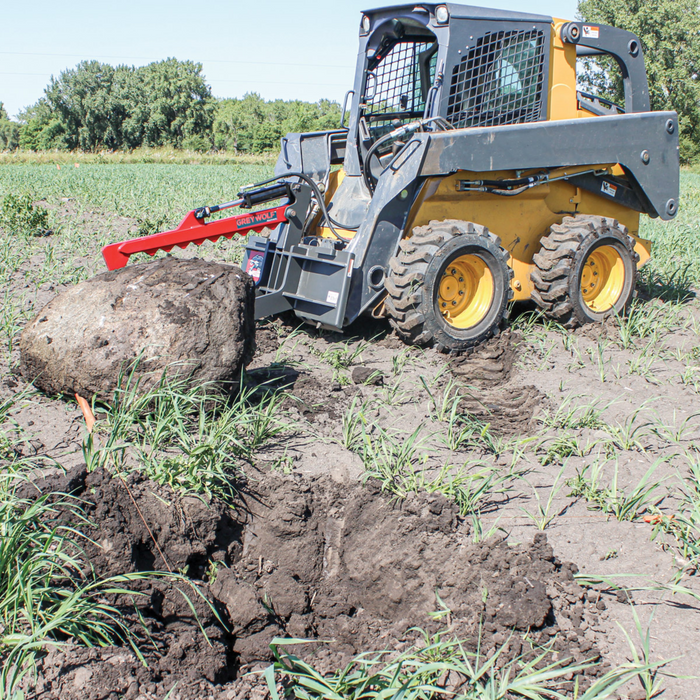 Skid Steer Rock Devil® Attachment Attachment, Ideal for Skid Steers or Skid Loaders with Standard Universal Quick Attachment | GreyWolf™ Attachments