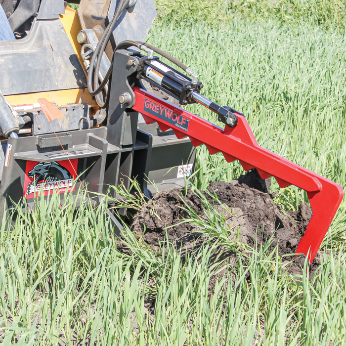 Skid Steer Rock Devil® Attachment Attachment, Ideal for Skid Steers or Skid Loaders with Standard Universal Quick Attachment | GreyWolf™ Attachments