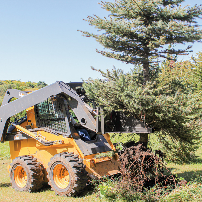 Skid Steer Tree Puller Attachment, Ideal for Skid Steers or Skid Loaders with Standard Universal Quick Attachment | GreyWolf™ Attachments