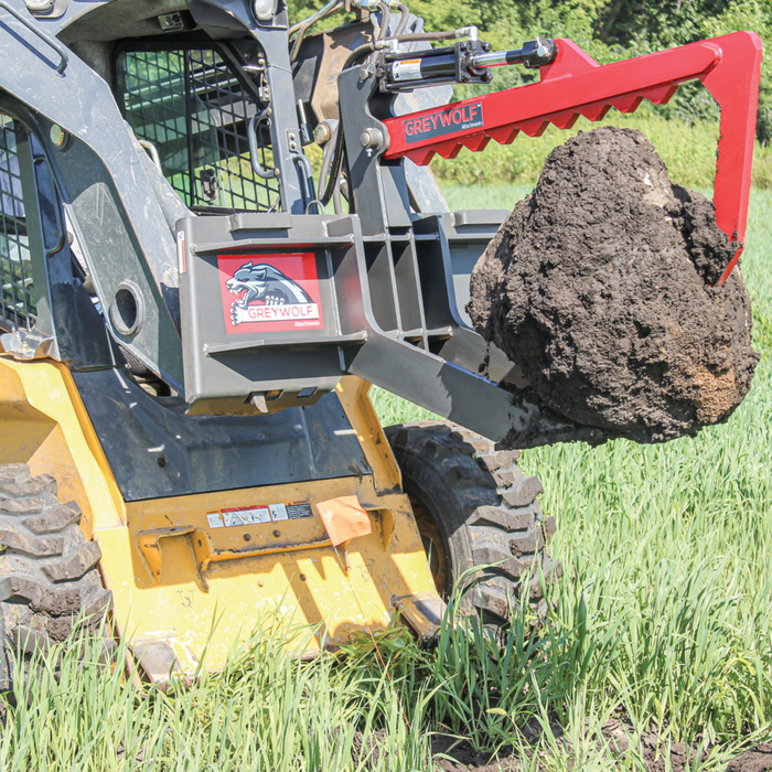 Skid Steer Rock Devil® Attachment Attachment, Ideal for Skid Steers or Skid Loaders with Standard Universal Quick Attachment | GreyWolf™ Attachments