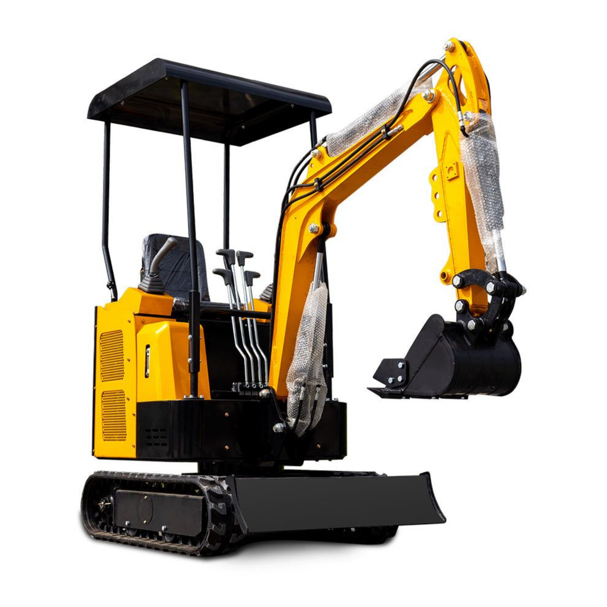 MS15 13.5 HP,1.5-tons Mini Compact Excavator, Gasoline, With Thumb Cli ...