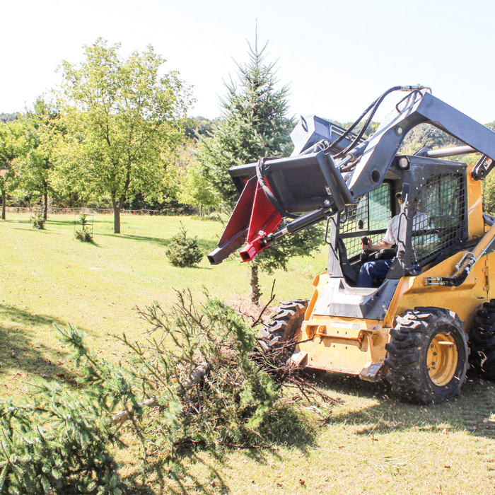 Skid Steer Tree Puller Attachment, Ideal for Skid Steers or Skid Loaders with Standard Universal Quick Attachment | GreyWolf™ Attachments