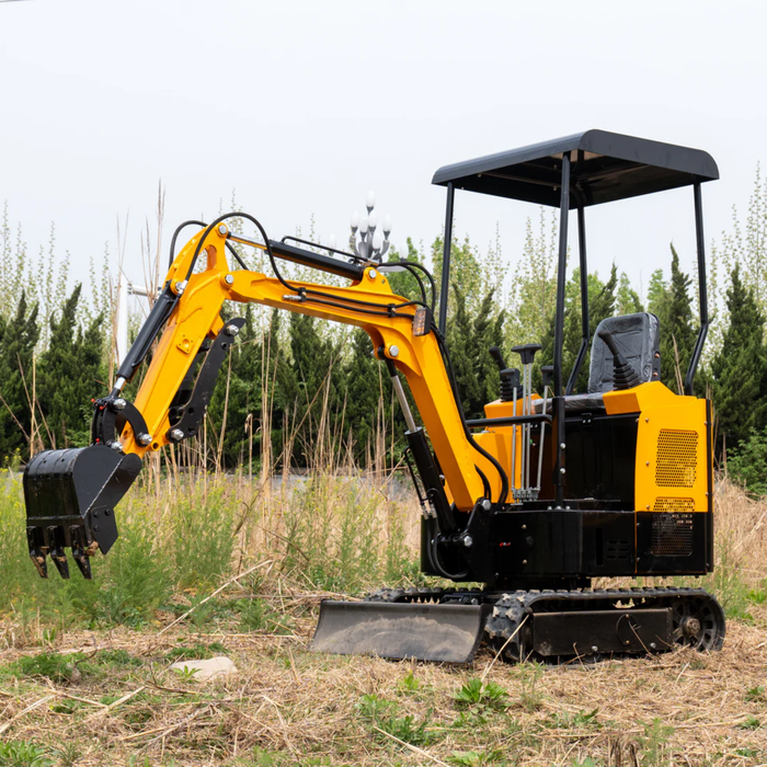 MS15 13.5 HP,1.5-tons Mini Compact Excavator, Gasoline, With Thumb Clip | MMS