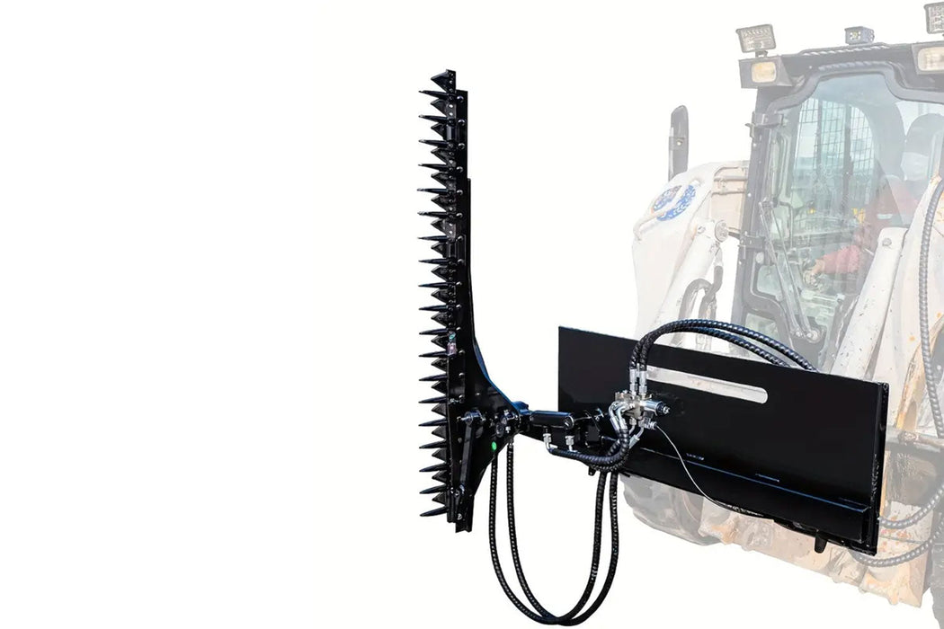 MMS 59" Hedge Mowers Trimmer Attachments for Skid Steer, Grass Cutting Machine | MMS
