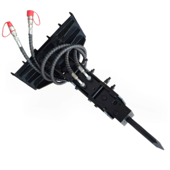 MMS Breaker Hammer 35mm/45mm Drill Pole with Hose For MMS Skid Steer Loaders | MMS