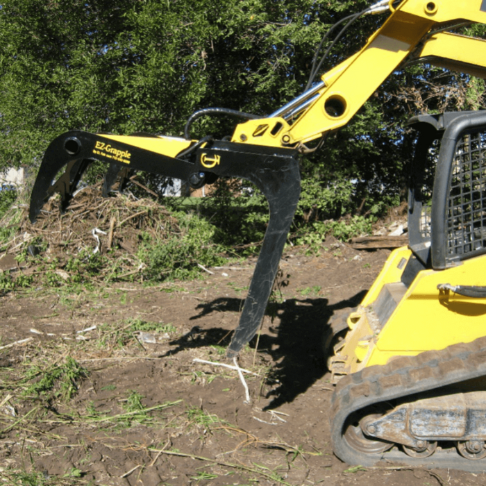 EZ GRAPPLE High Strength Grasping Tool for Trees, Brush and Roots. AR400 Steel. EZ Grapple for trees, brush and roots features HIGH STRENGTH Steel construction. Grapple Trees, Bush, Roots, Stump, Trunk, Branches | CL Fabrication