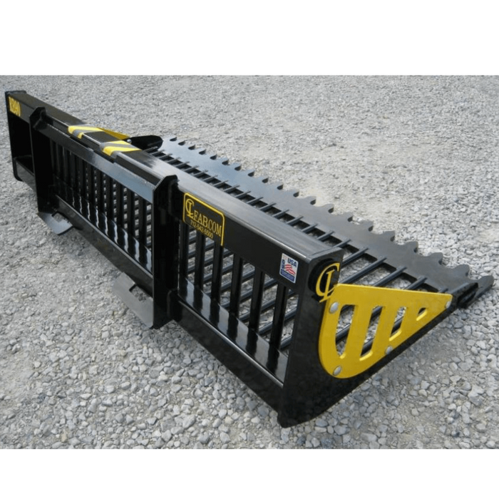 EZ ROCK BUCKET For large skid steers and compact track loaders Custom mounts are available for tractor loaders in four widths: 56″ / 72″ / 81″ / 90″ | CL Fabrication