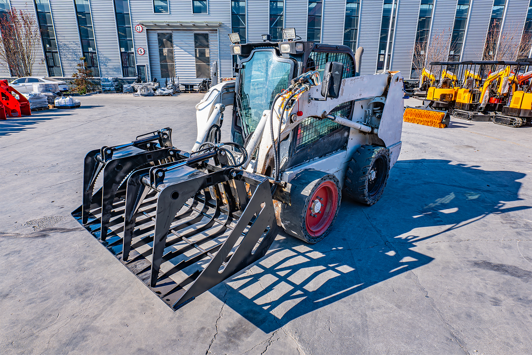 MMS 72'' Hollow Wood Grabber Grabbing Large Sliding Loader Accessorie for Skid Steer Loader | MMS