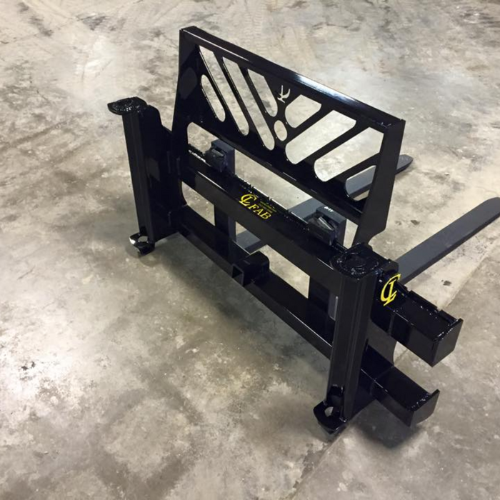 EZ-PALLET FORKS For Skid Steer and Tractor Loaders. Patented Single Piece Frame Brackets with 45″, 60″, 72″ or 84″ carriage widths | CL Fabrication