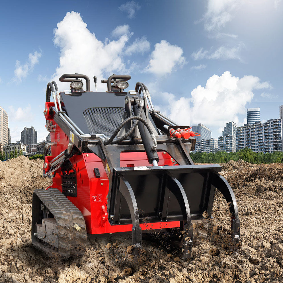 MMS Mini Skid Steer Loader Ripper,3 Tine Ripper Soil Tille for MMS Ski ...