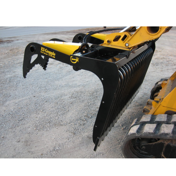 EZ ROCK BUCKET For large skid steers and compact track loaders Custom mounts are available for tractor loaders in four widths: 56″ / 72″ / 81″ / 90″ | CL Fabrication