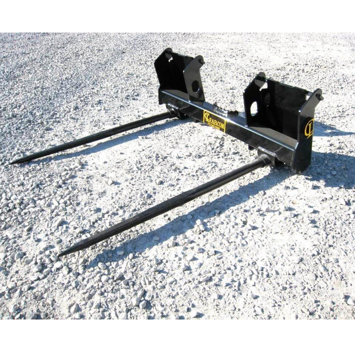 SKID STEER SPEAR EZ Bale Twin Spear Dual 49″ forged taper body spears. 2 Spike 49" /3 Spike 60"/4 Spike 102" | CL Fabrication