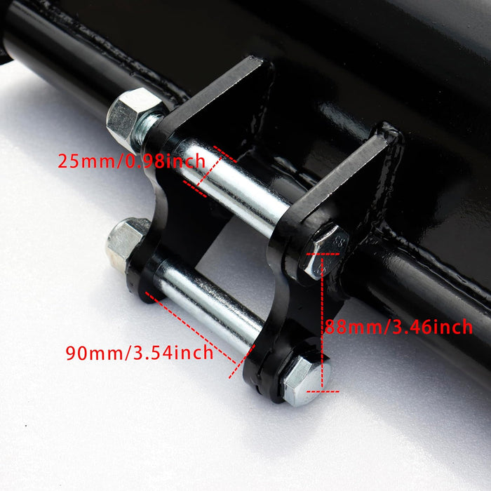 MMS Flat Bucket 500/600/800/1000mm Toothless Excavator Buckets Attachment for Mini Excavator Digger | MMS