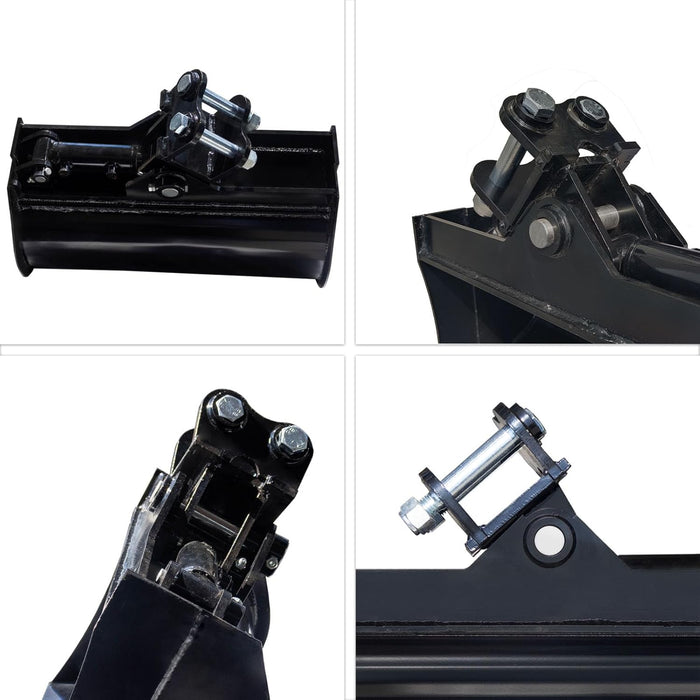 MMS Hydraulic Tilting Bucket 600/800/1000mm Attachment for Mini Excavator Digger | MMS