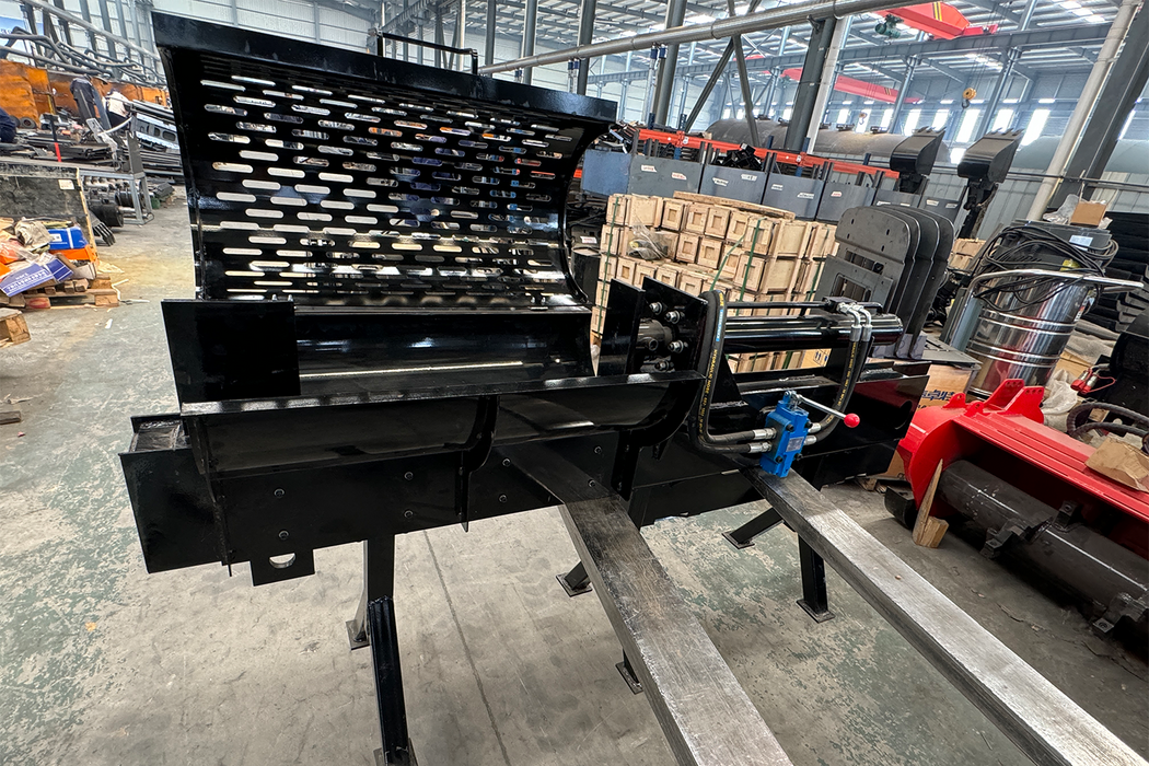 MMS Hydraulic Firewood Wood Processor Log Splitter Attachment for Skid Steer Loader | MMS