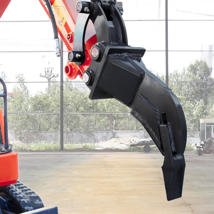Backhoe Stump Ripper MMS Accessories Ripper, Single Hook Backhoe, Attachment for Mini Excav ...
