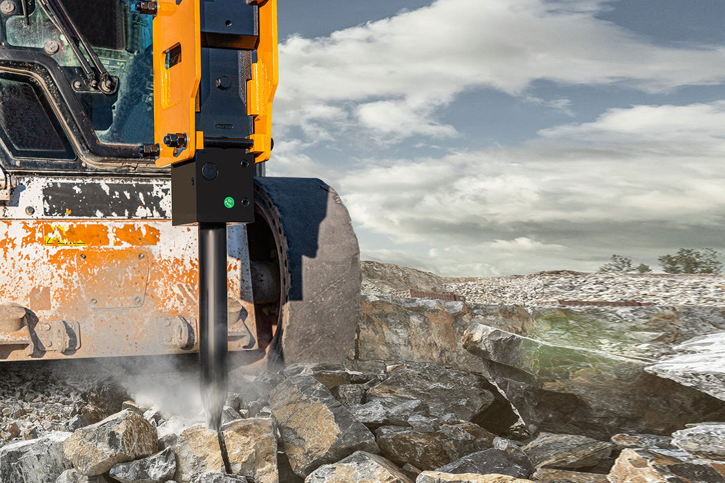 MMS 66.93" Hydraulic Hammer Breaker Attachment for Skid Steer Loader | MMS