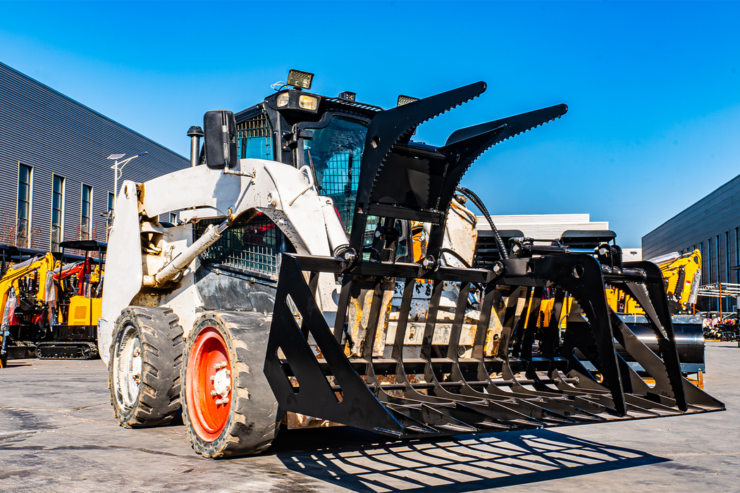 MMS 72'' Hollow Wood Grabber Grabbing Large Sliding Loader Accessorie for Skid Steer Loader | MMS