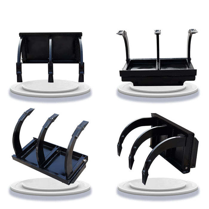 MMS Mini Skid Steer Loader Ripper,3 Tine Ripper Soil Tille for MMS Skid Steer Loader | MMS