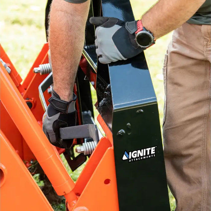 42 Inch Light Duty Pallet Fork and Frame | Ignite Attachments