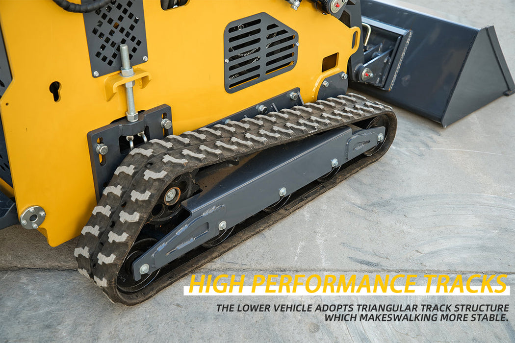 MS430Y 23HP, 950kg Gasoline Engine Crawler Skid Steer Loader with Three Pumps Three valves| MMS