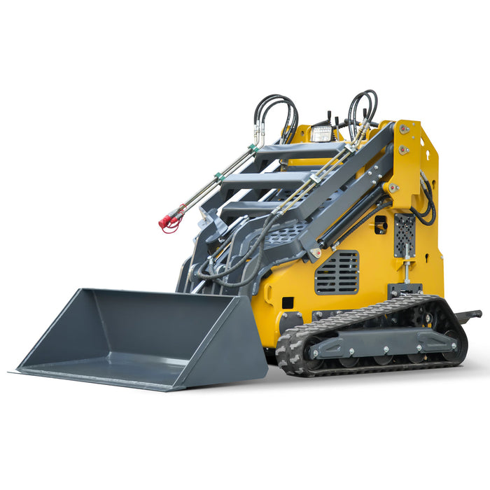 MS430Y 23HP, 950kg Gasoline Engine Crawler Skid Steer Loader with Three Pumps Three valves| MMS