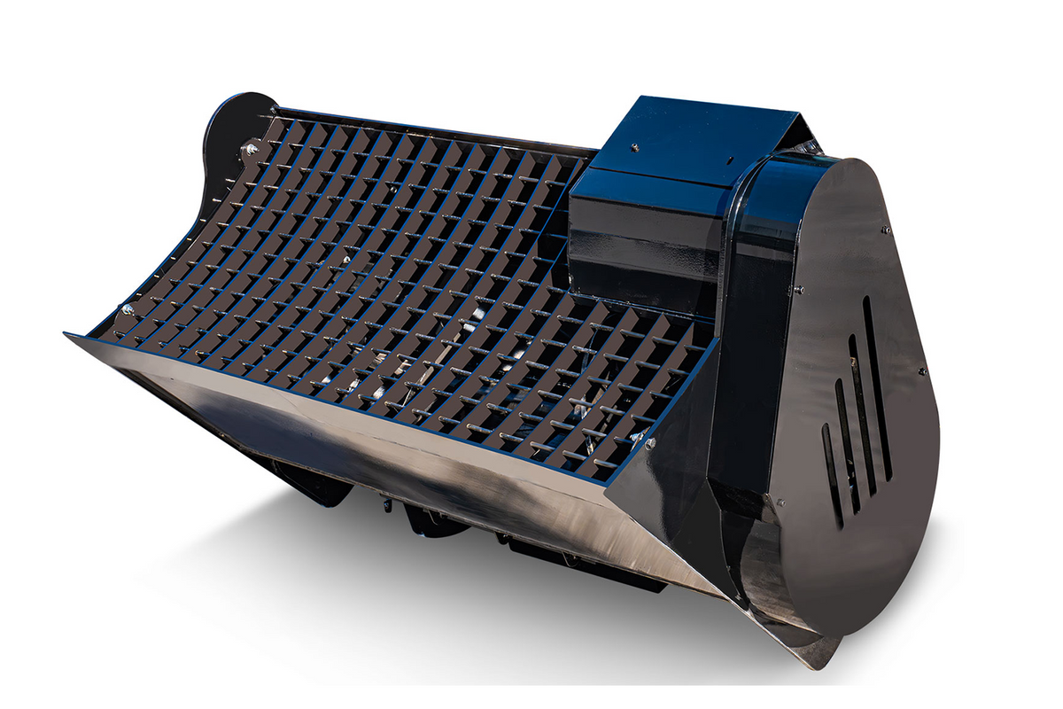 MMS 48" Concrete Mix Bucket Skid Steer Attachment For Skid Steer Loade ...