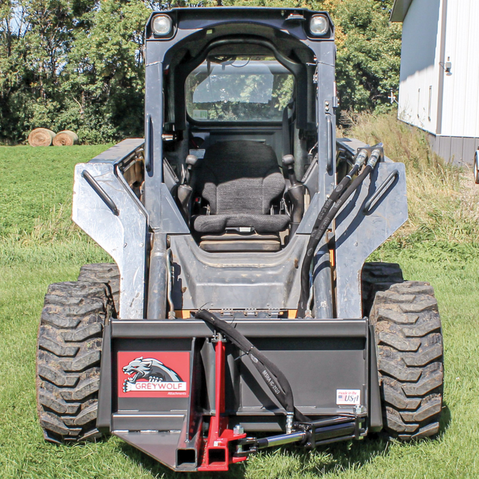 Skid Steer Tree Puller Attachment, Ideal for Skid Steers or Skid Loaders with Standard Universal Quick Attachment | GreyWolf™ Attachments