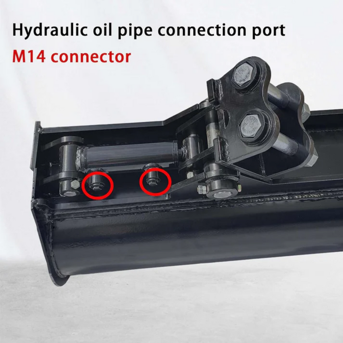 MMS Hydraulic Tilting Bucket 600mm Attachment for Mini Excavator Digger | MMS