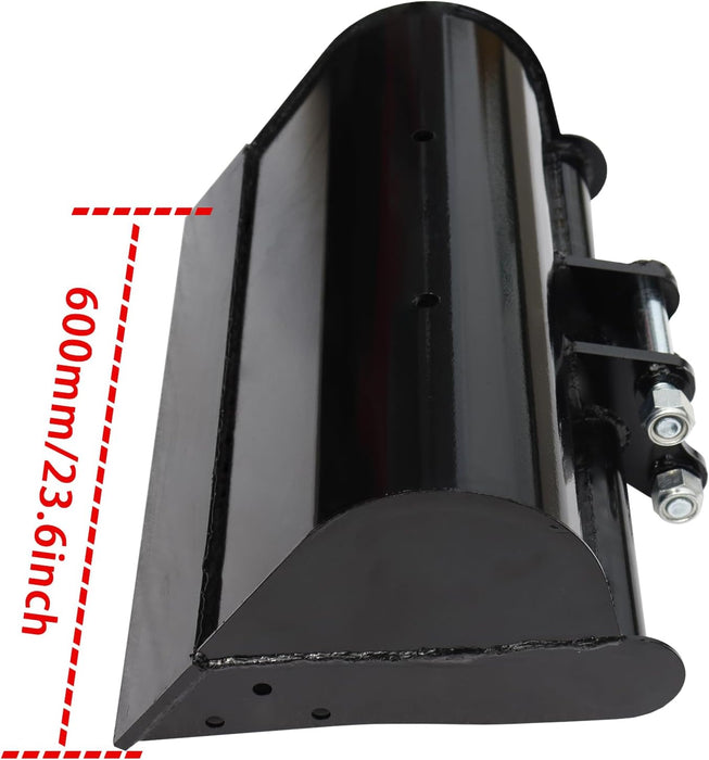 MMS Flat Bucket 500/600/800/1000mm Toothless Excavator Buckets Attachment for Mini Excavator Digger | MMS