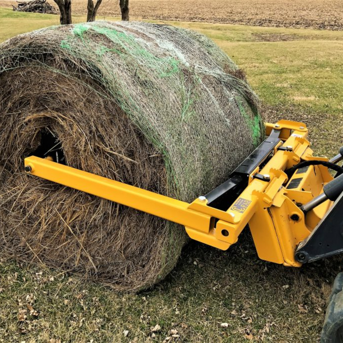 High Strength Bale Rolling Tool Handles 6′ Diameter Bales Available in a Skid Steer Version/3 Point Tractor Version | CL Fabrication