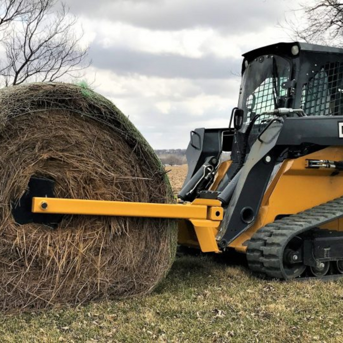 High Strength Bale Rolling Tool Handles 6′ Diameter Bales Available in a Skid Steer Version/3 Point Tractor Version | CL Fabrication