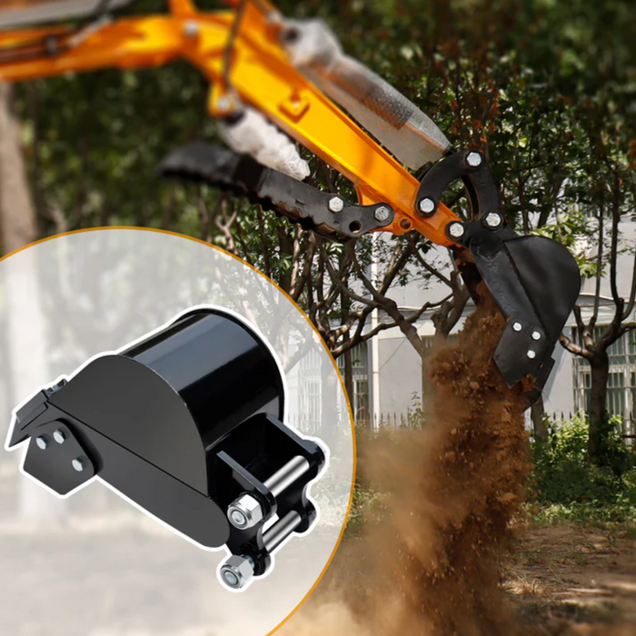 MMS 200mm Narrow Bucket Attachment for Mini Excavator Digger | MMS