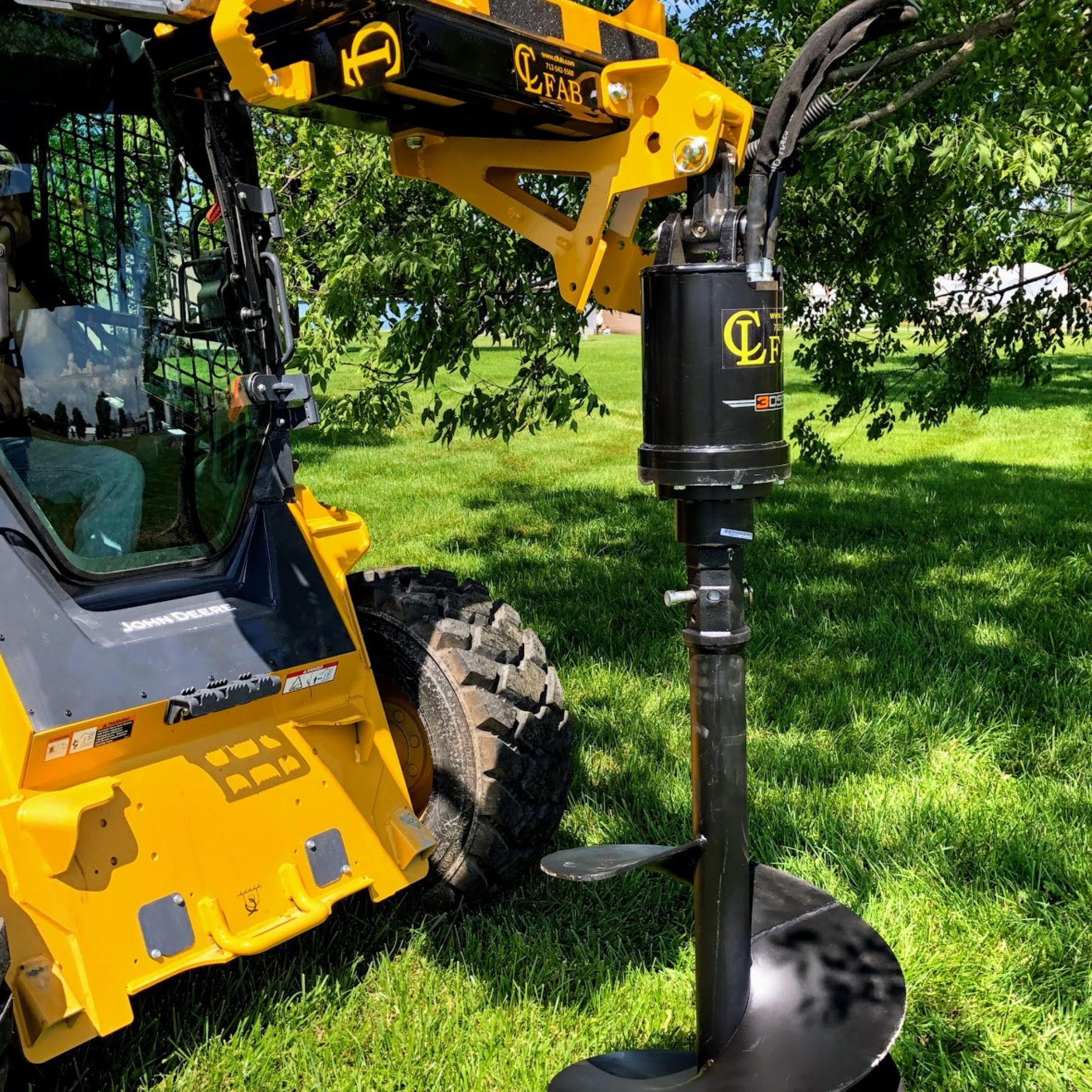 AUGER DRIVE for skid steer and Compact Track Loader, Compact High Torq ...