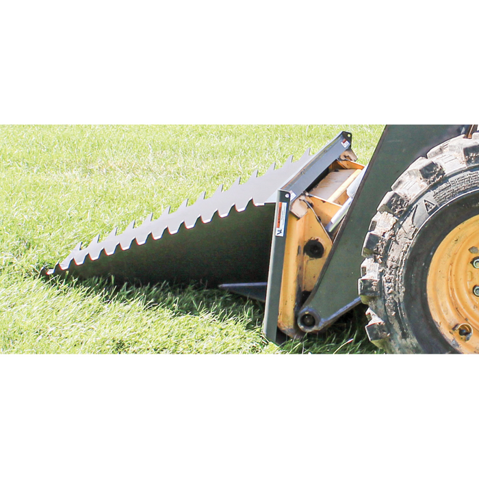 Skid Steer Stump Bucket, Ideal for Skid Steers or Skid Loaders with Standard Universal Quick Attachment | GreyWolf™ Attachments