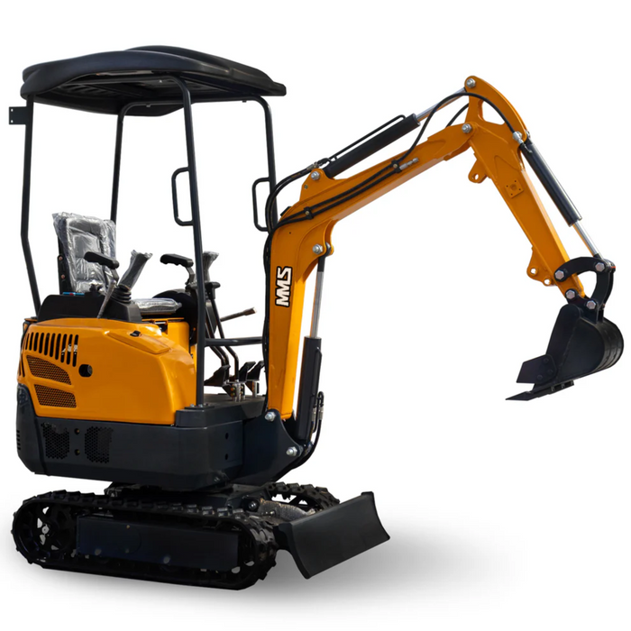 MS15PRO 13.5 HP,1.5-ton Briggs & Stratton Engine Mini Excavator, Gasoline, With Thumb Clip | MMS