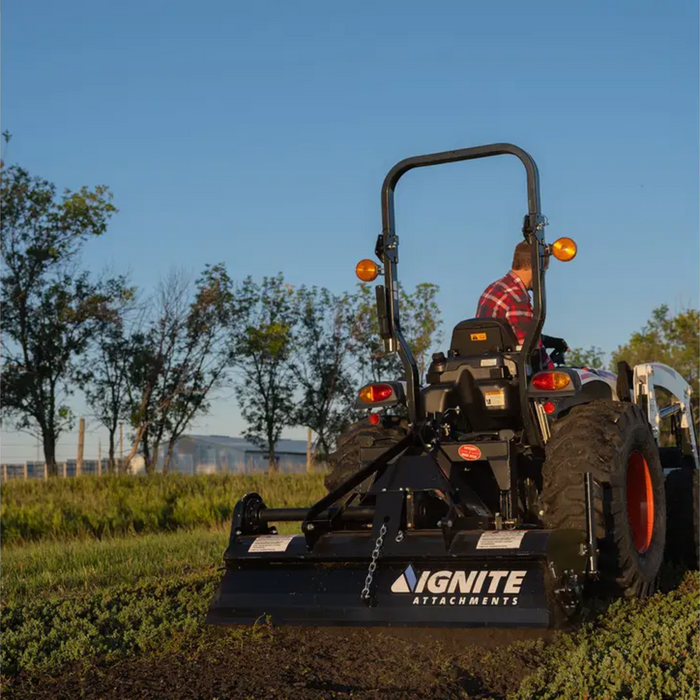 60 Inch 3-Point Tiller for Tractors | Ignite Attachments