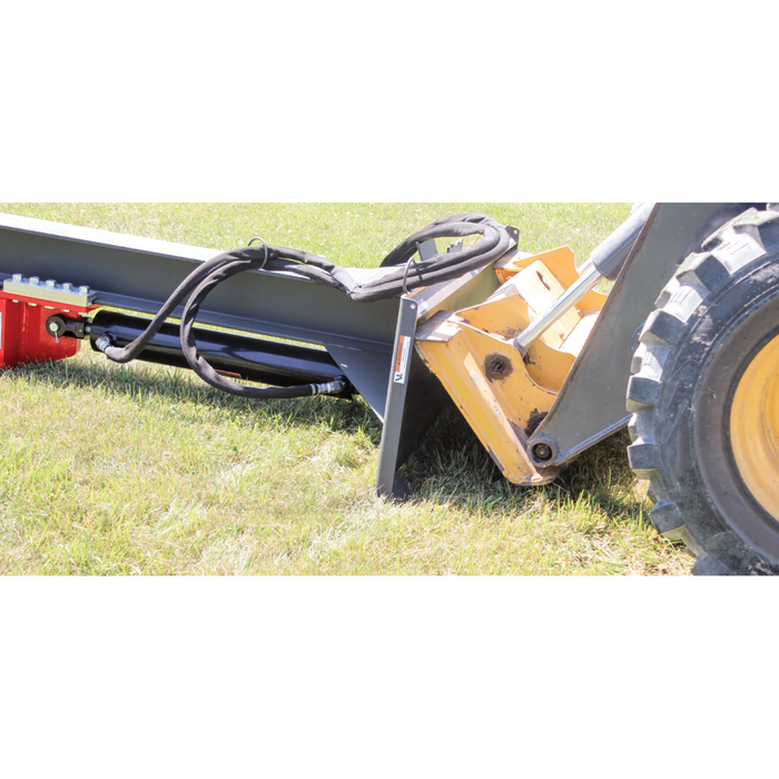 Skid Steer 24 Ton Log Splitter Attachment, Ideal for Skid Steers or Skid Loaders with Standard Universal Quick Attachment | GreyWolf™ Attachments