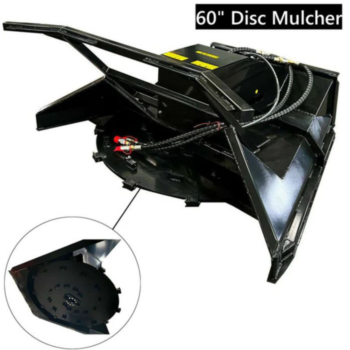 Top Cat SSDFM60 60 in Disc Skid Steer Mulcher 20-69 GPM | Top Cat