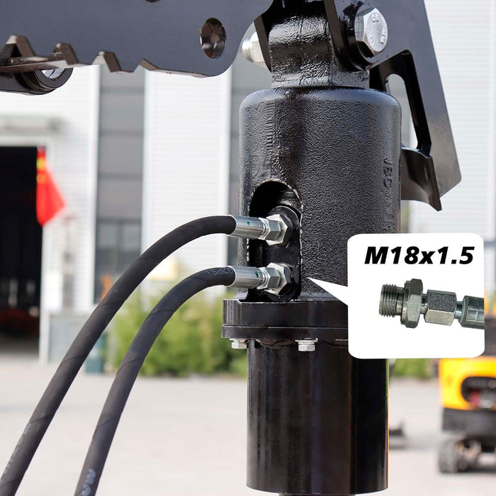 MMS 200mm/300mm Auger Hydraulic Driven Suitable for Drilling and Digging Holes with 0.8-2 Tons Mini Excavators | MMS