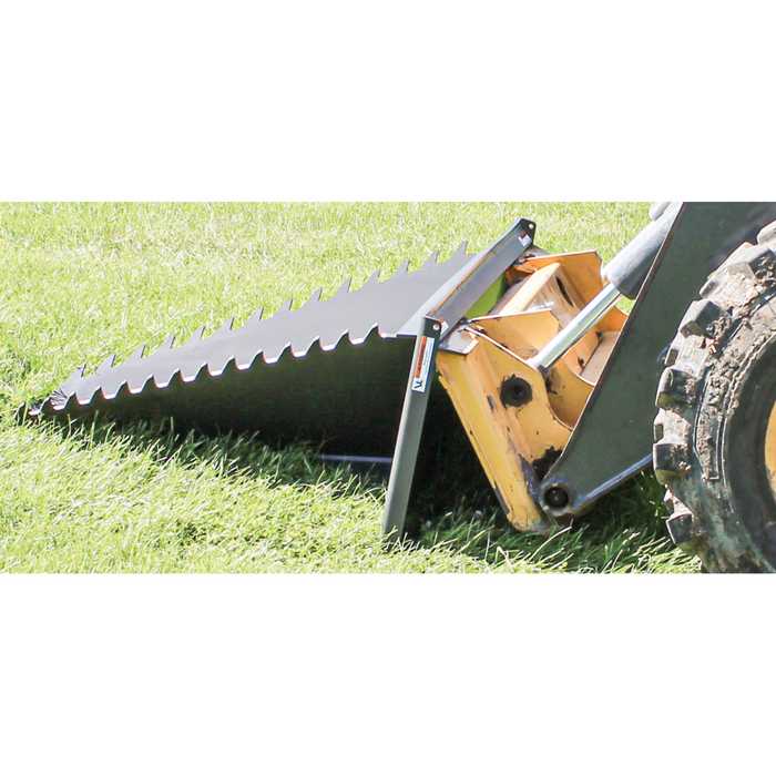 Skid Steer Stump Bucket, Ideal for Skid Steers or Skid Loaders with Standard Universal Quick Attachment | GreyWolf™ Attachments