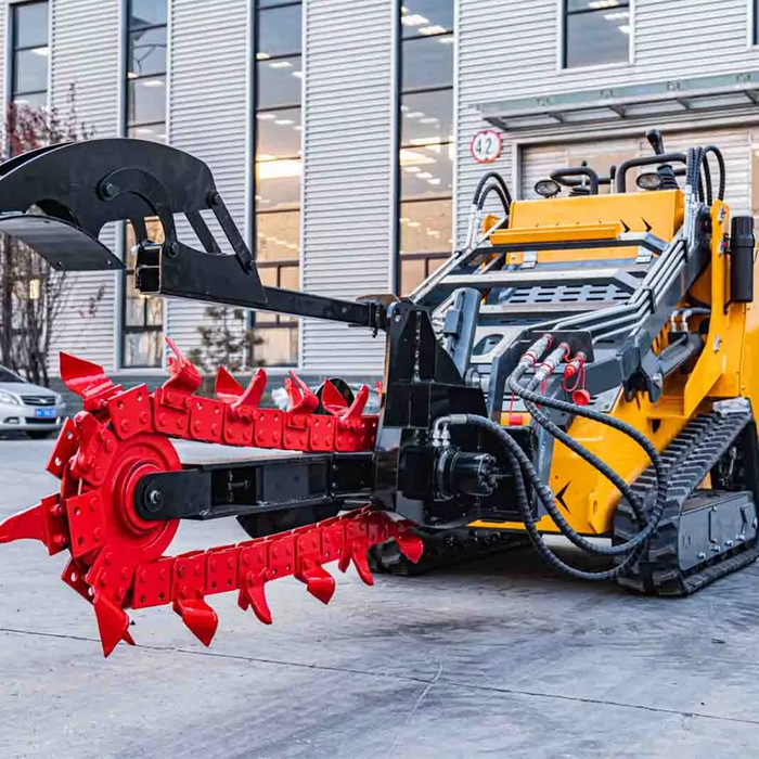 MMS Skid Steer Hydraulic Trencher,26-Tine Trencher For MMS Skid Steer Loaders | MMS