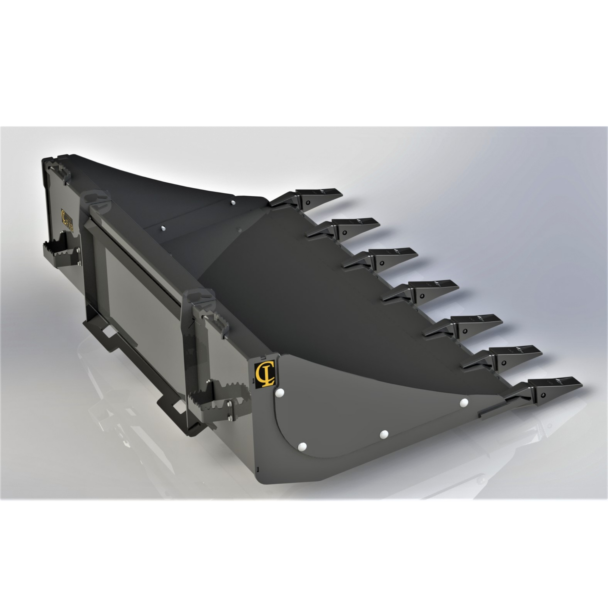 Solid Buckets for Skid Steers and Compact Track Loaders. Tooth Edge or ...